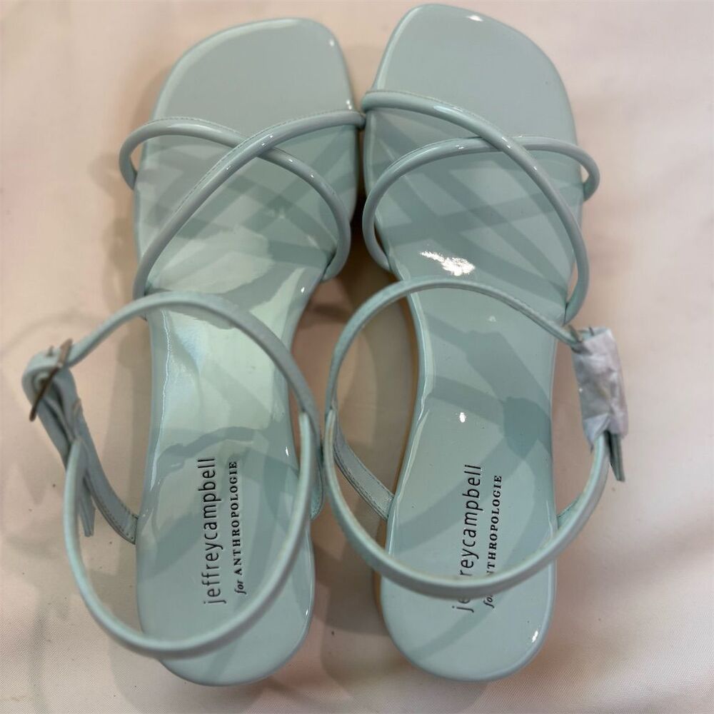 Jeffrey Campbell x Anthropologie Women's Blue Strappy Sandals Size 7M